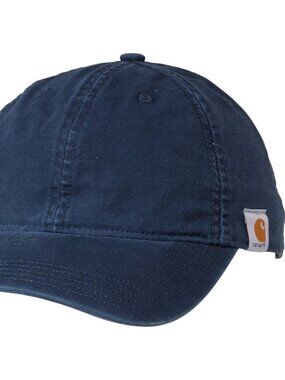 Carhartt 103938 Cotton Canvas Baseball Cap NAVY NEW